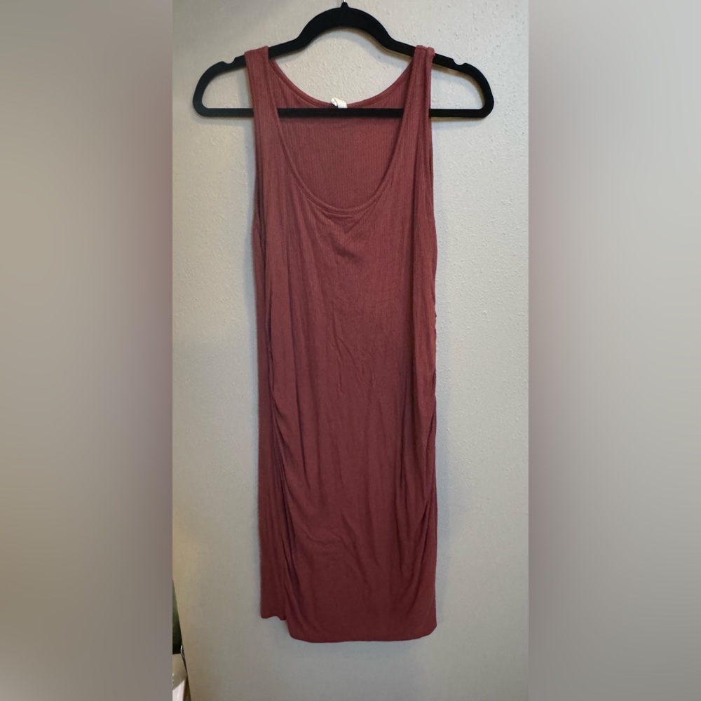 Pink blush maternity dress